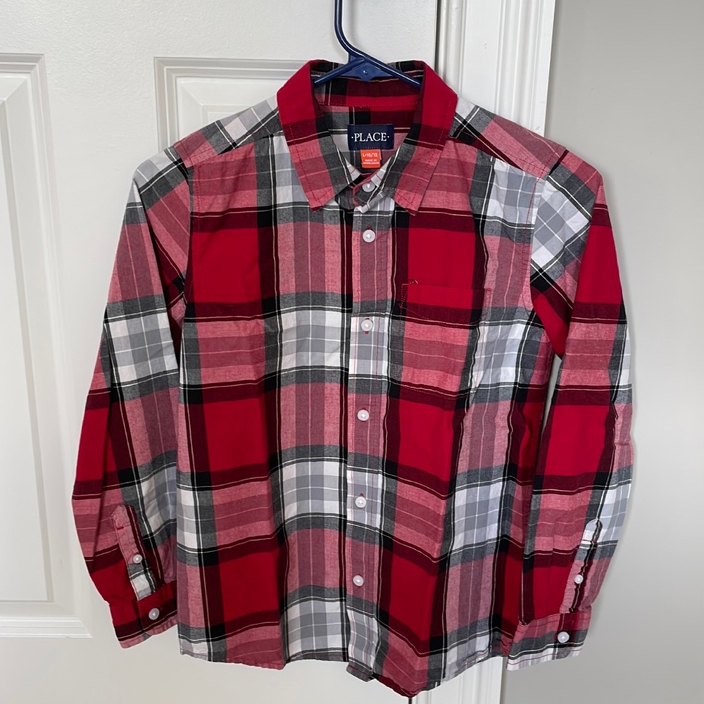 Children’s Place boys long sleeve dress shirt size 10/12